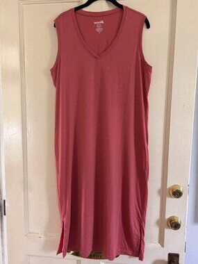 Wool& Milena Dress - Dusty Cedar color - XL